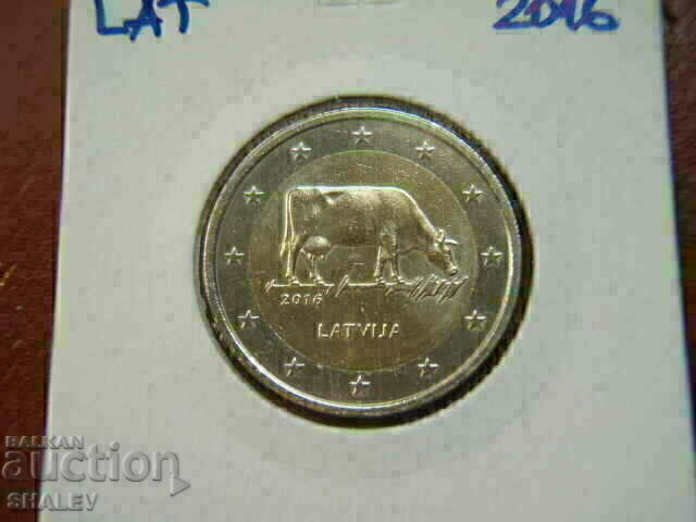 2 euro 2016 Latvia "Cow" (1) /Латвия/ - Unc (2 евро) с цена € 6.49 | 12.69 лв.