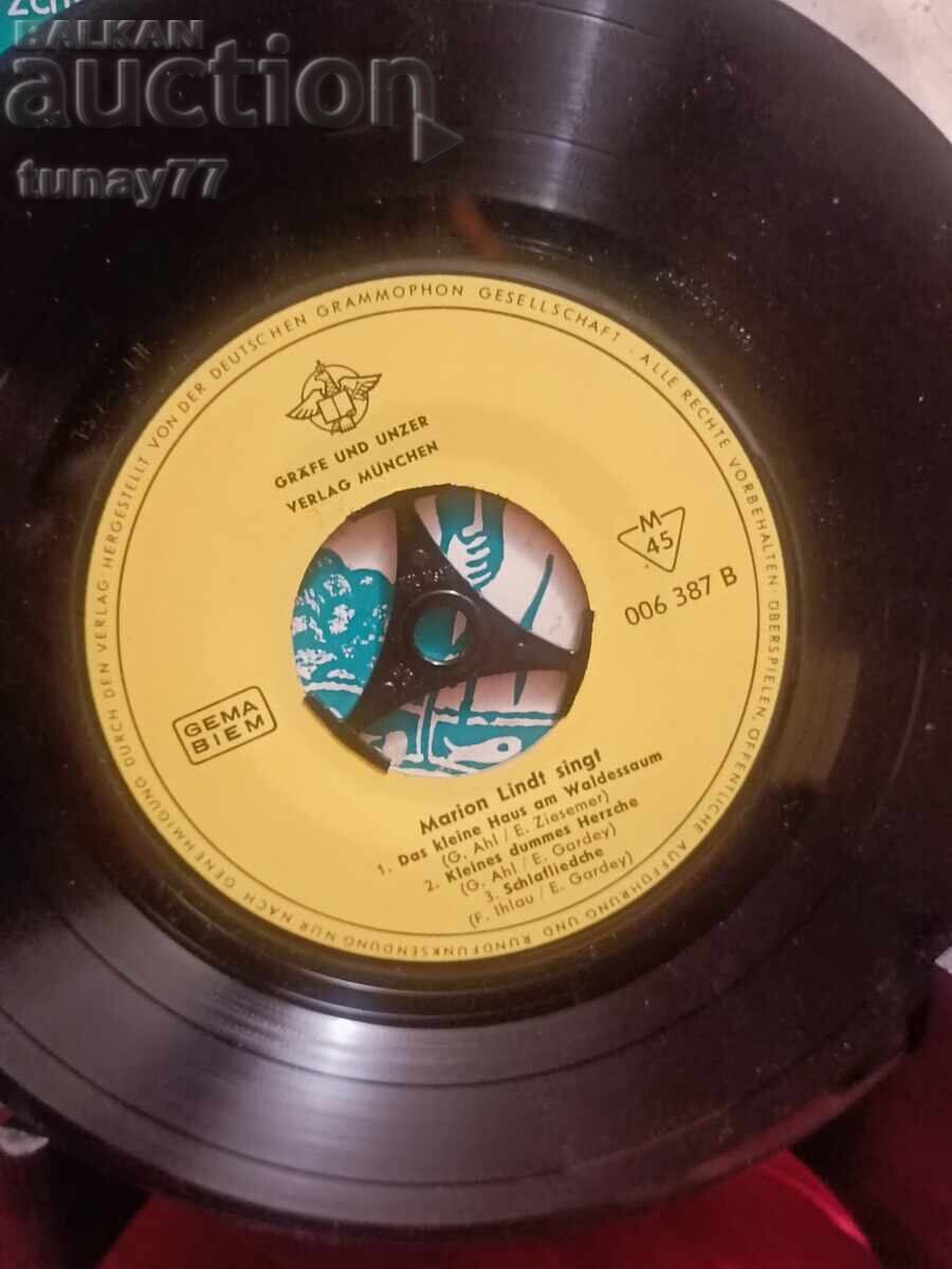 Delivery of Retro vinyl record rare