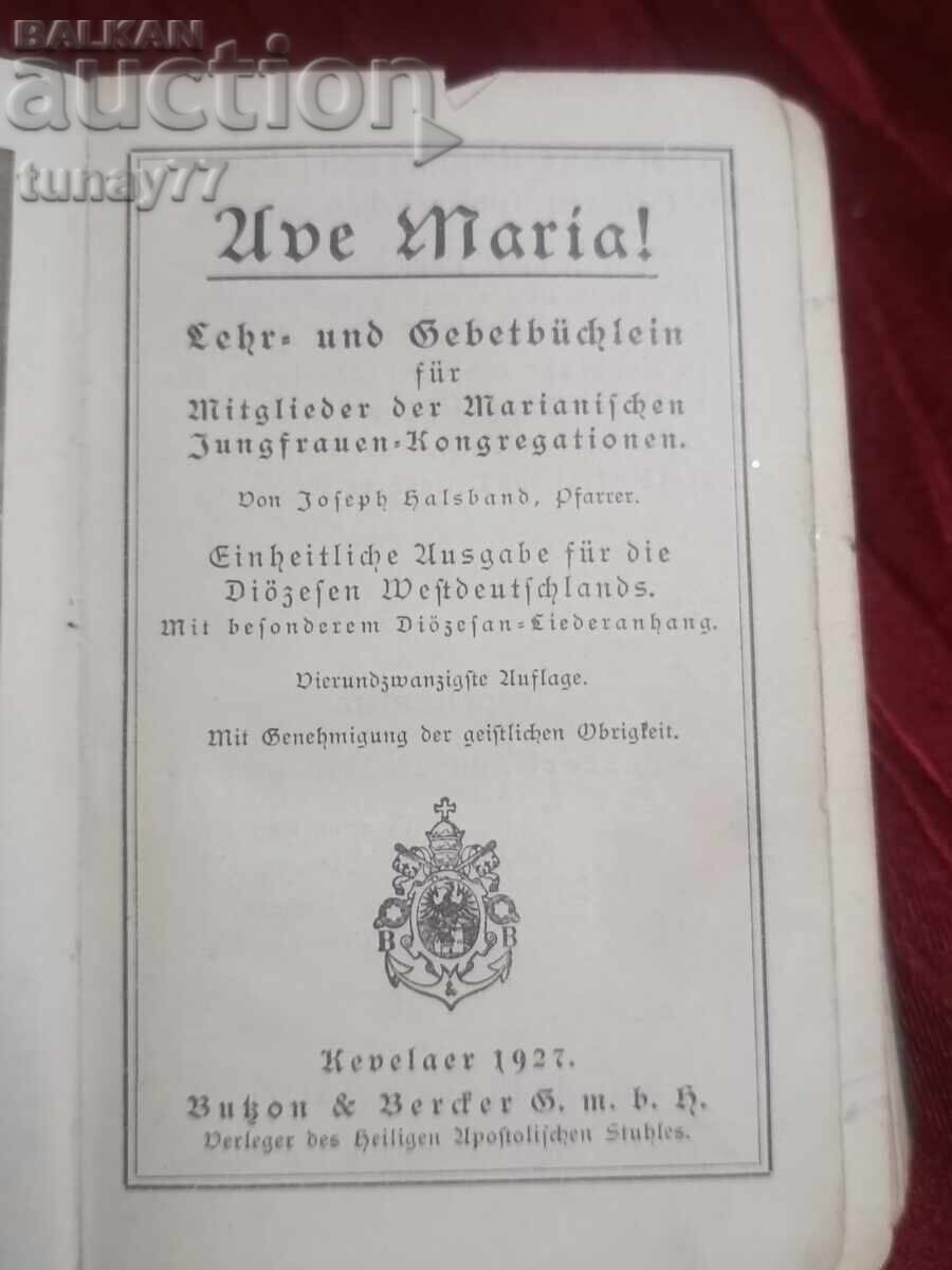 Vintage religious book with price € 0.01 | 0.02 BGN