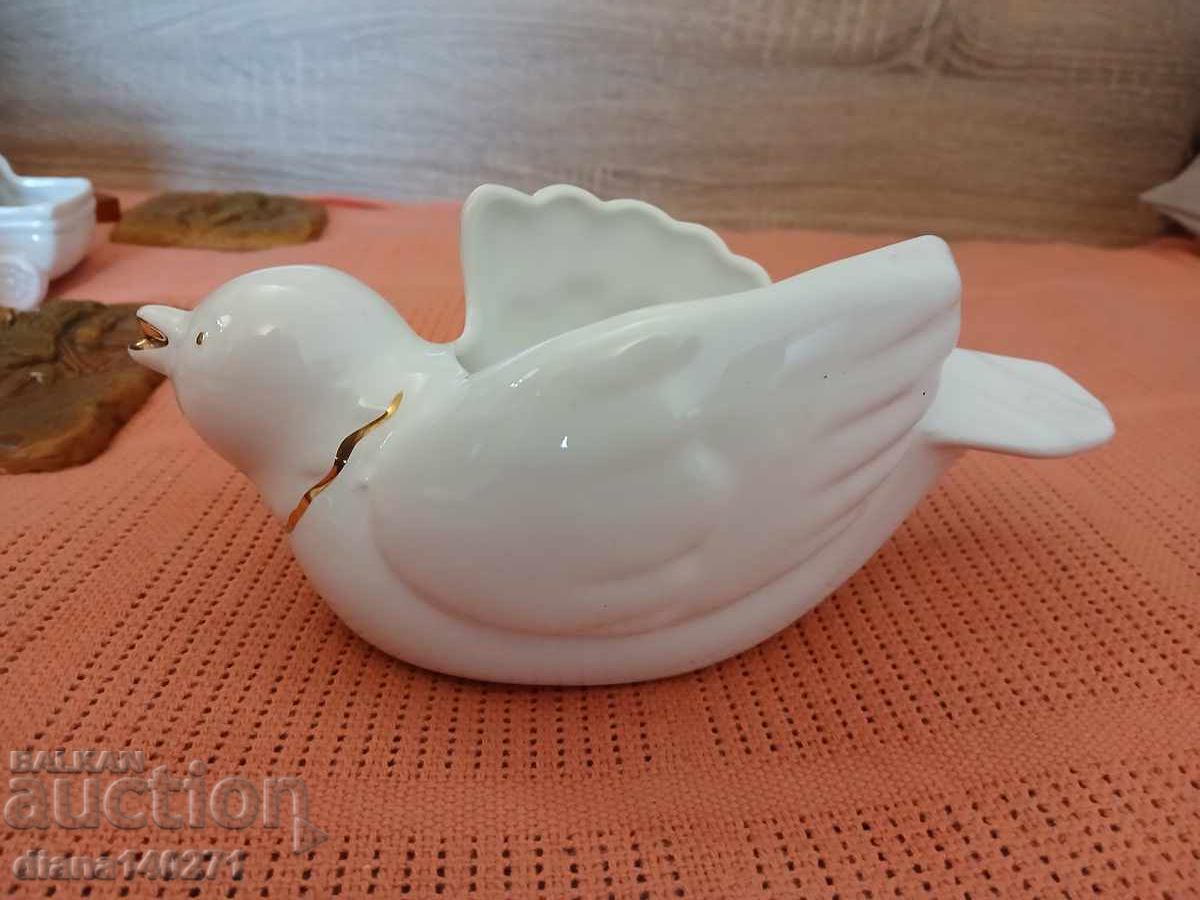 Порцеланово пате купа дълго около 20 см