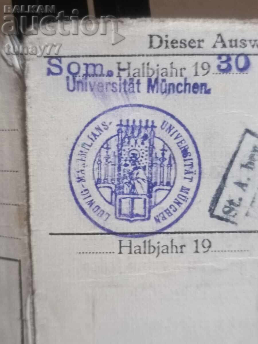 Document vintage al Treilea Reich 1927 cu preț € 17.50 | 34.23 BGN