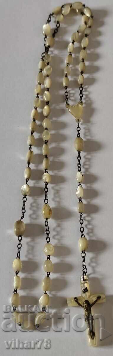 Стара броеница със седеф - 5