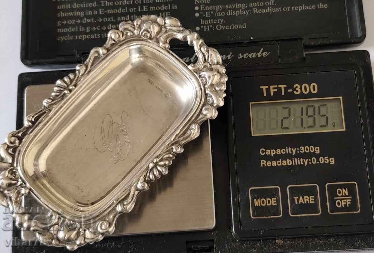 Tăviță mică din argint pentru caviar - 6