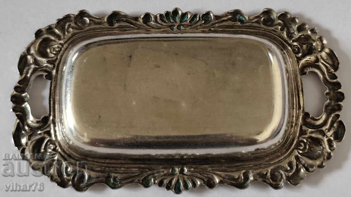 Tăviță mică din argint pentru caviar - 7