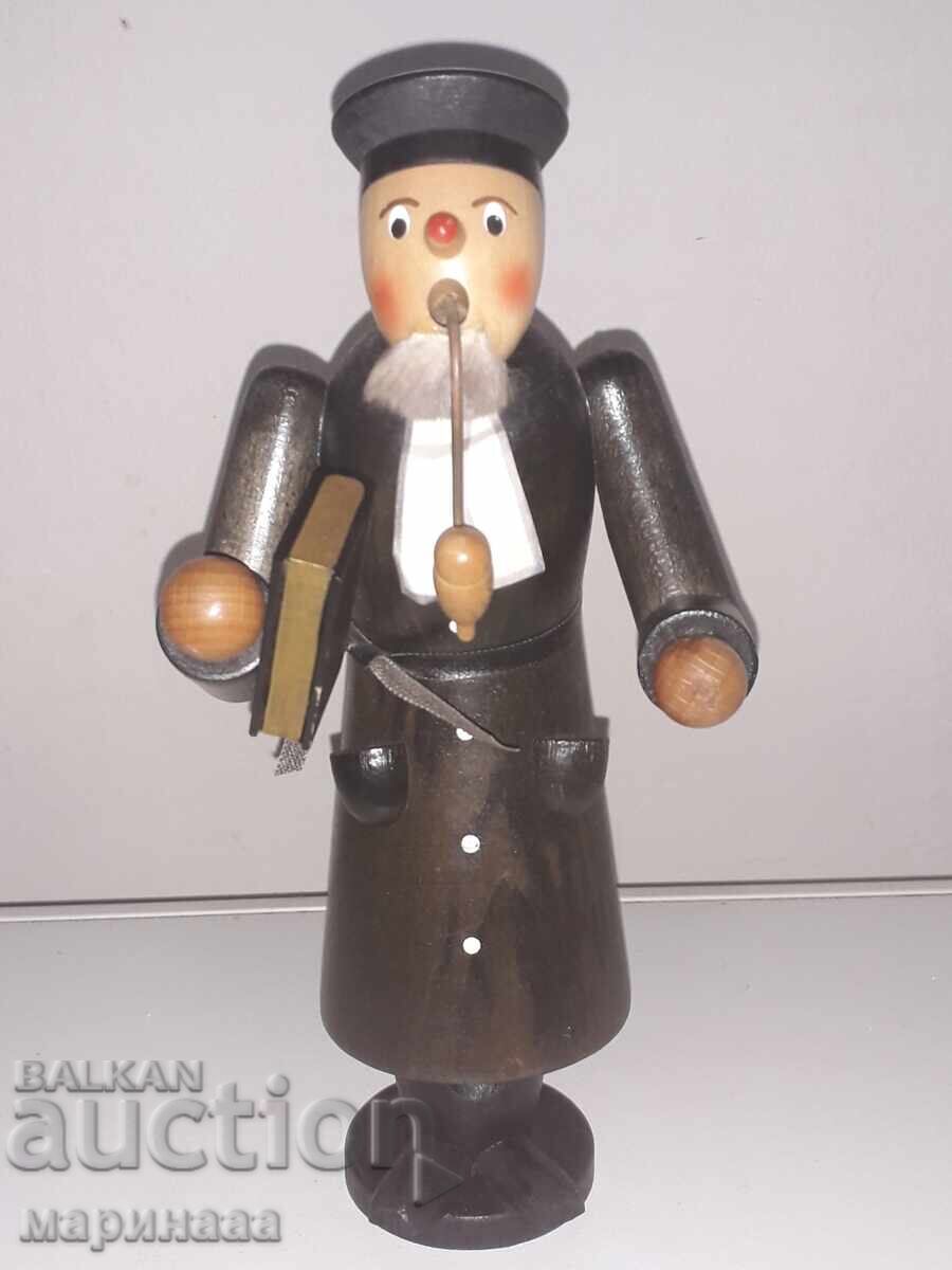 "SMOKER" FIGURINE. WOOD. GERMANY with price € 5.00 | 9.78 BGN