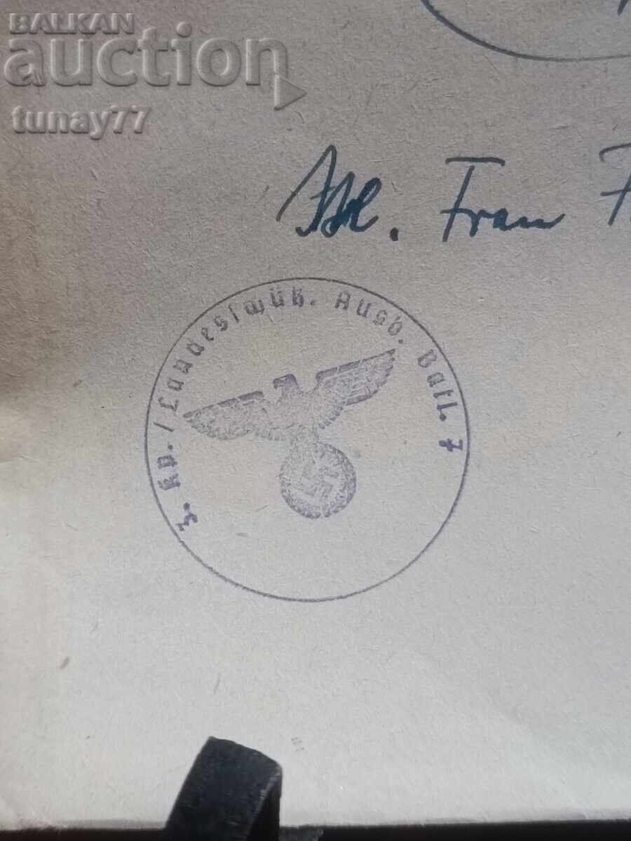 Germany LETTER Feldpost Swastika Third Reich - 6