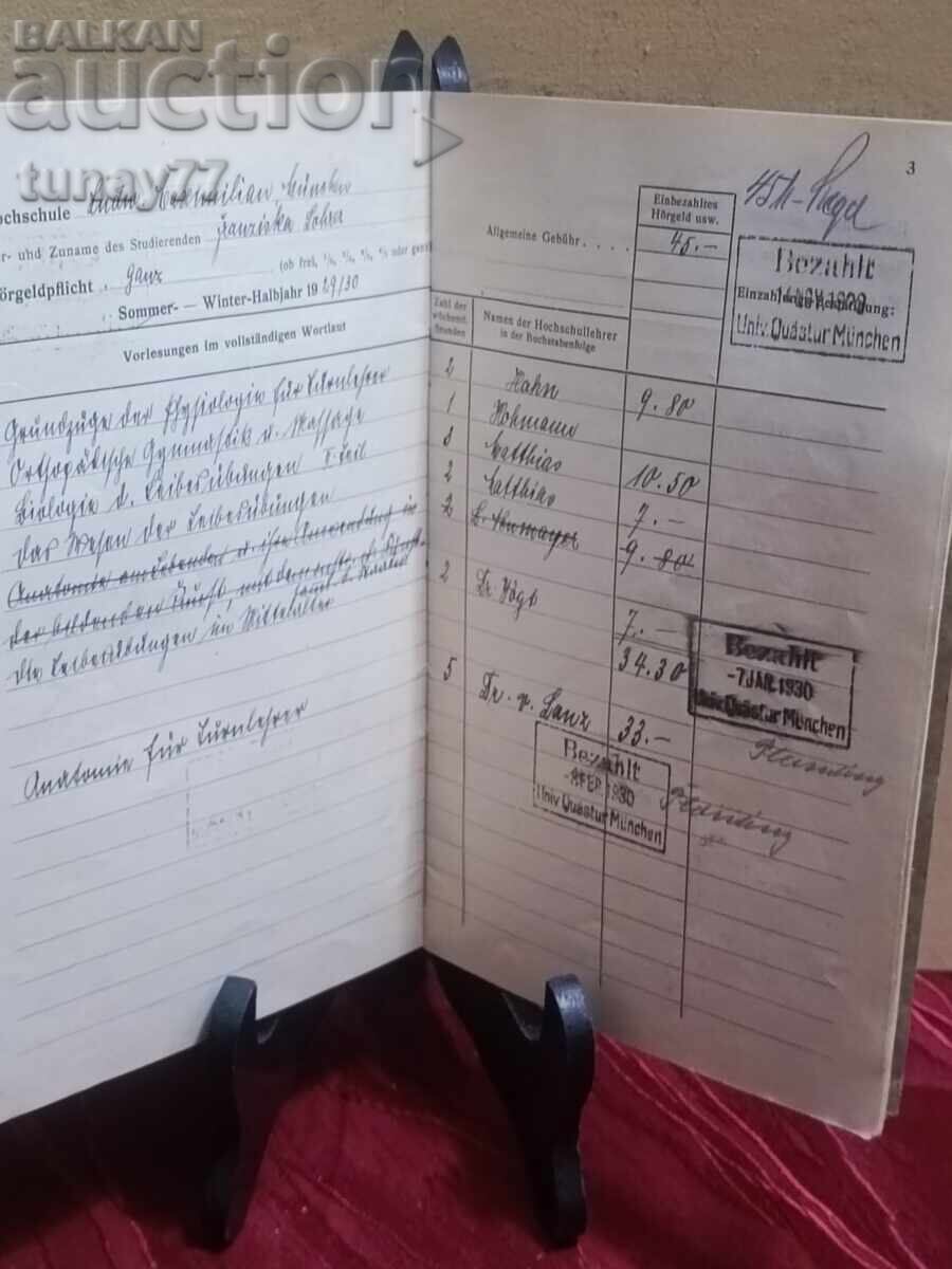 Livrarea Document vechi Al Treilea Reich 1930