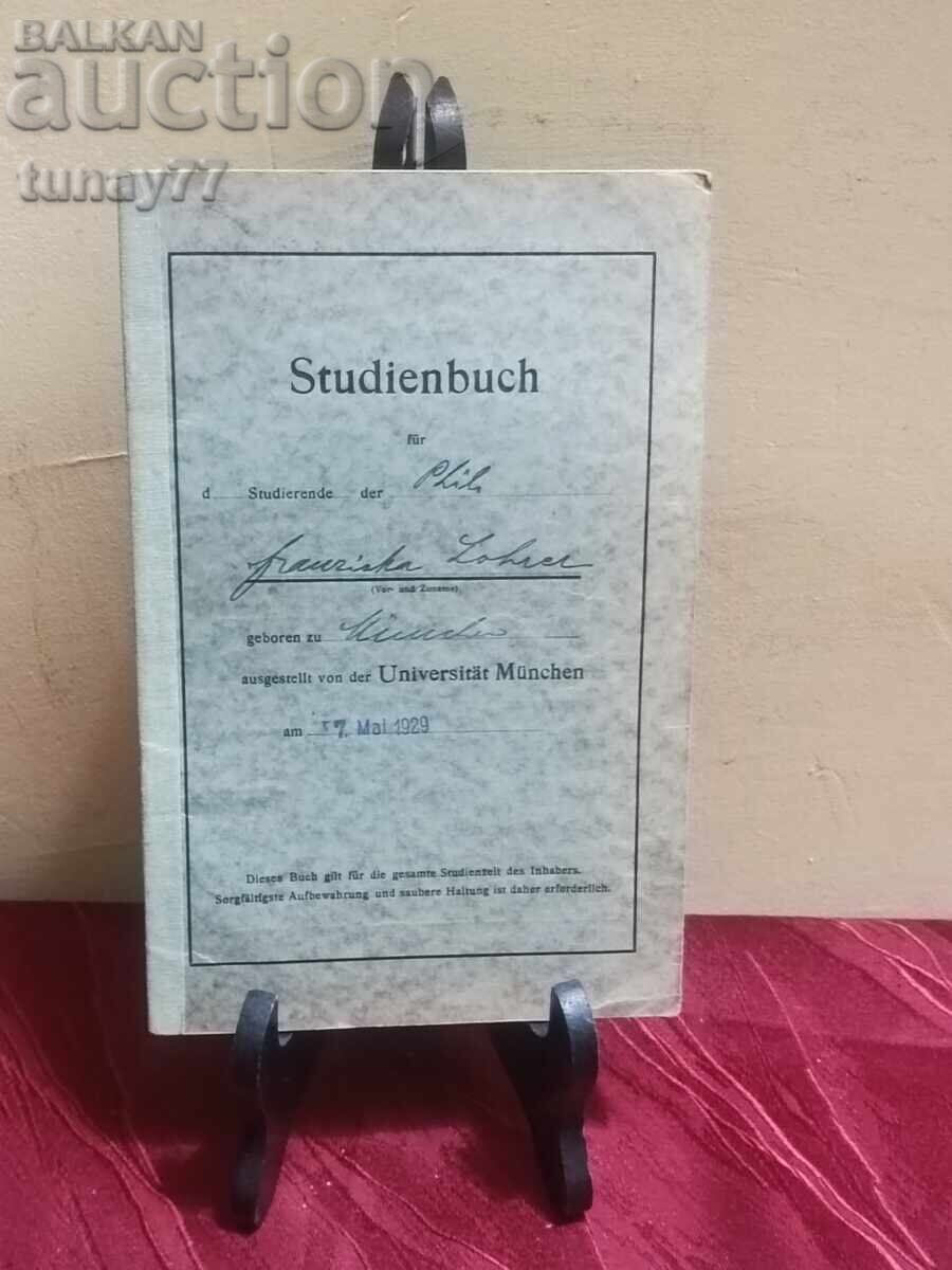 Document vechi Al Treilea Reich 1930