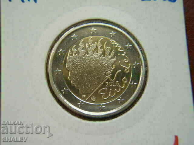 Доставка на 2 euro 2016 Finland "Eino Leino" (1) Финландия -Unc (2 евро)