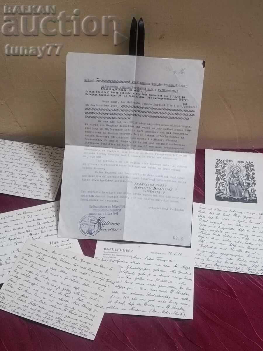 Documente vintage Al Treilea Reich ștampile semnături 1944