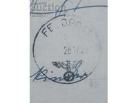 Картичка Трети райх Печат свастика доста рядка  1939