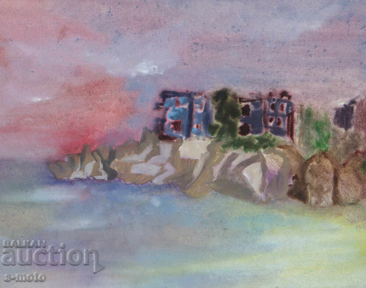 Delivery of Watercolor painting seascape
