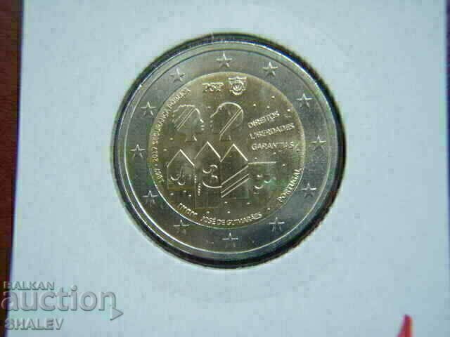 Аукцион 2 euro 2017 Portugal "Garantias"(1) Португалия- Unc (2 евро)