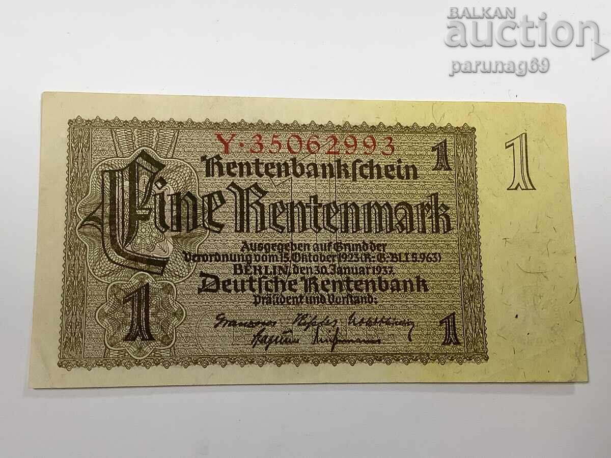 Germania 1 Rentenmark 1937 UNC seria P