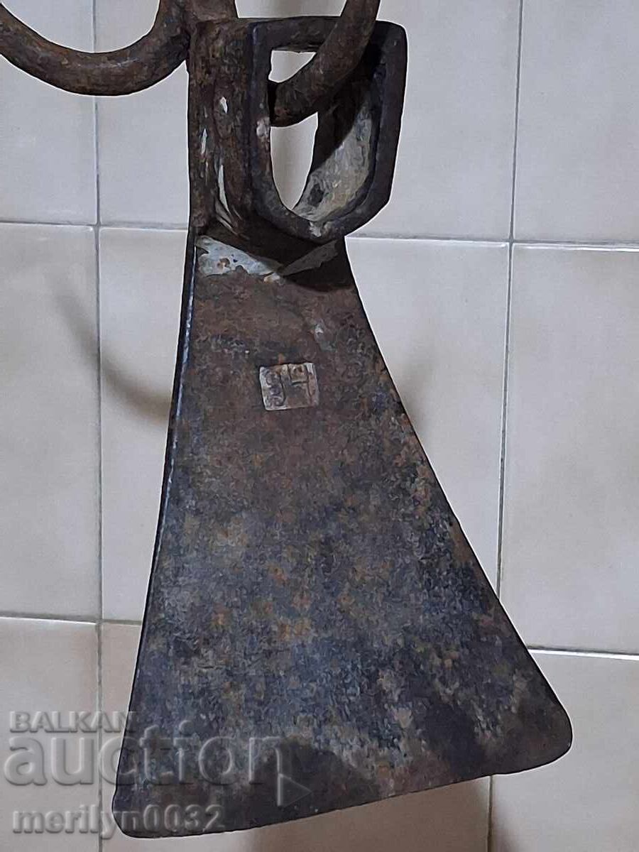 Σφυρήλατο πιρούνι, σκαπάνη, αγροτικό εργαλείο, σφυρήλατο σίδερο