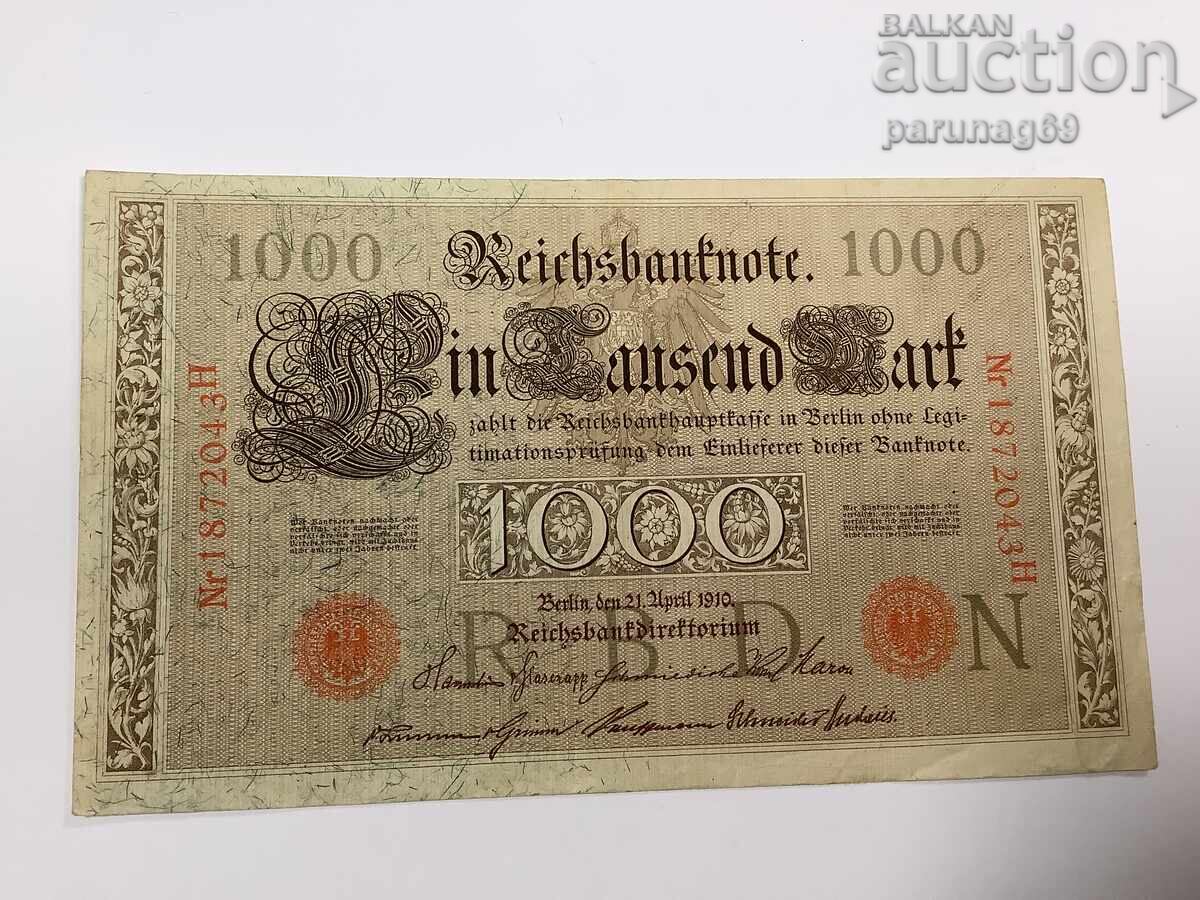 Γερμανία 1000 μάρκα 1910