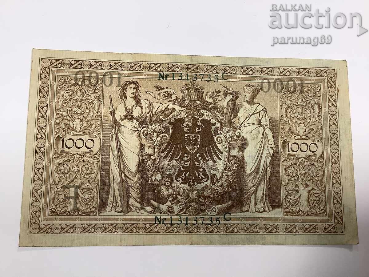Γερμανία 1000 μάρκα 1910 ΠΡΑΣΙΝΗ ΣΦΡΑΓΙΔΑ με τιμή € 1.70 | 3.32 BGN