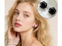 Σκουλαρίκια Onyx 4mm