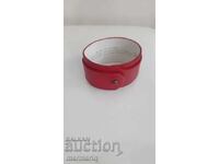 Red leather bracelet