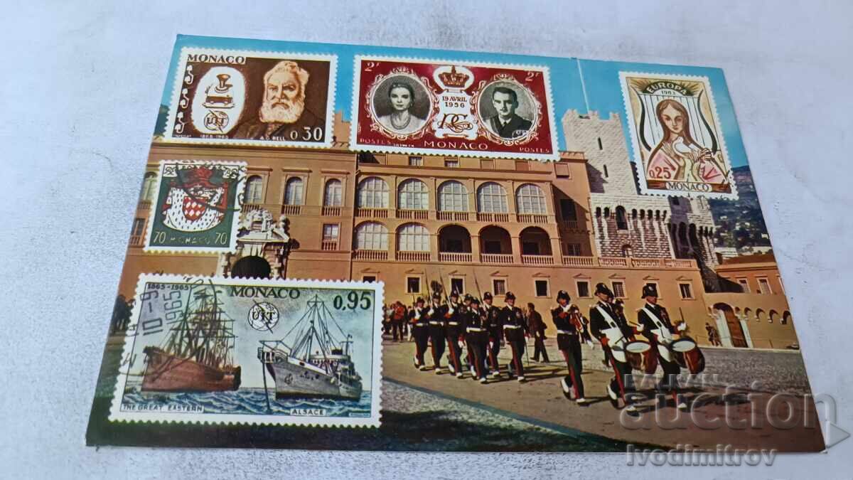 Καρτ ποστάλ Principaute de Monaco Le Palais du Prince