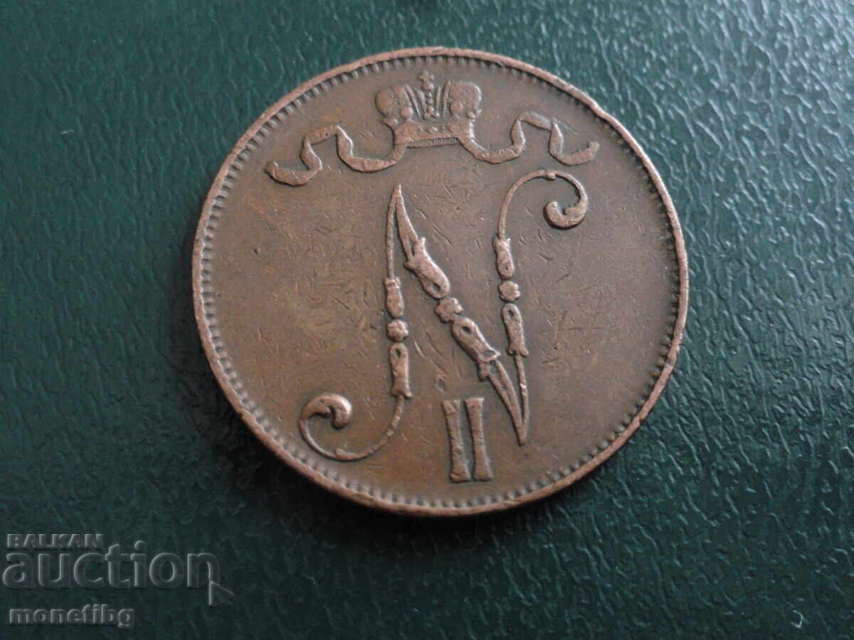 Rusia (pentru Finlanda) 1908 - 5 bănuți cu preț € 3.80 | 7.43 BGN