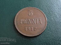 Russia (for Finland) 1917 - 5 penniä