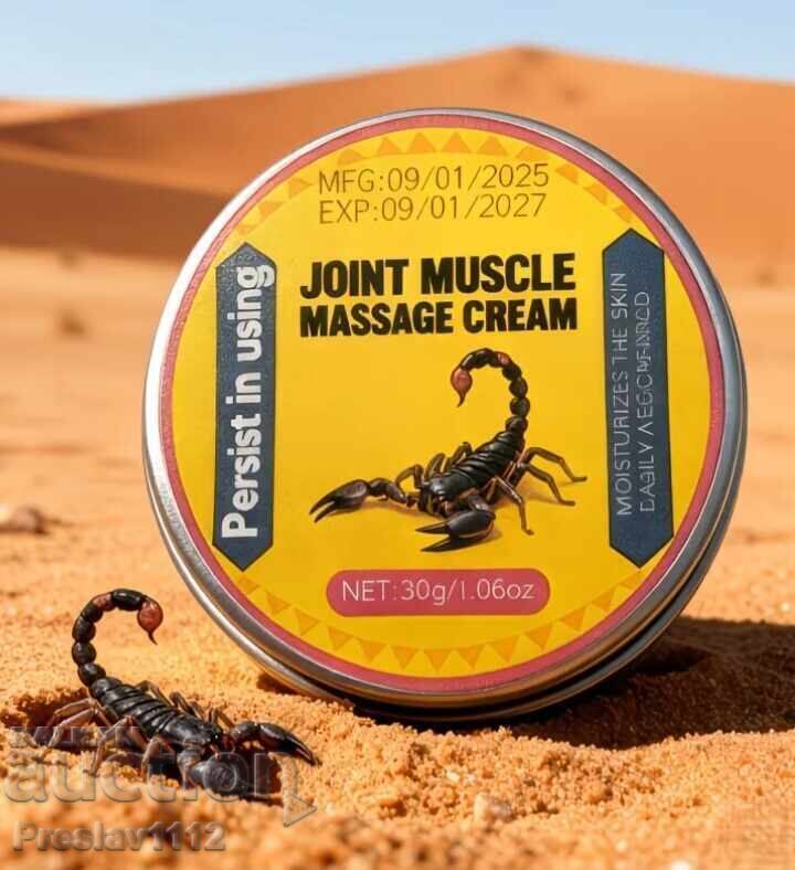 Крем срещу мускулни болки