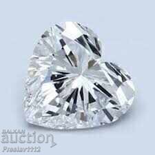 Παράδοση Diamond (Moissanite) Καρδιά 1ct