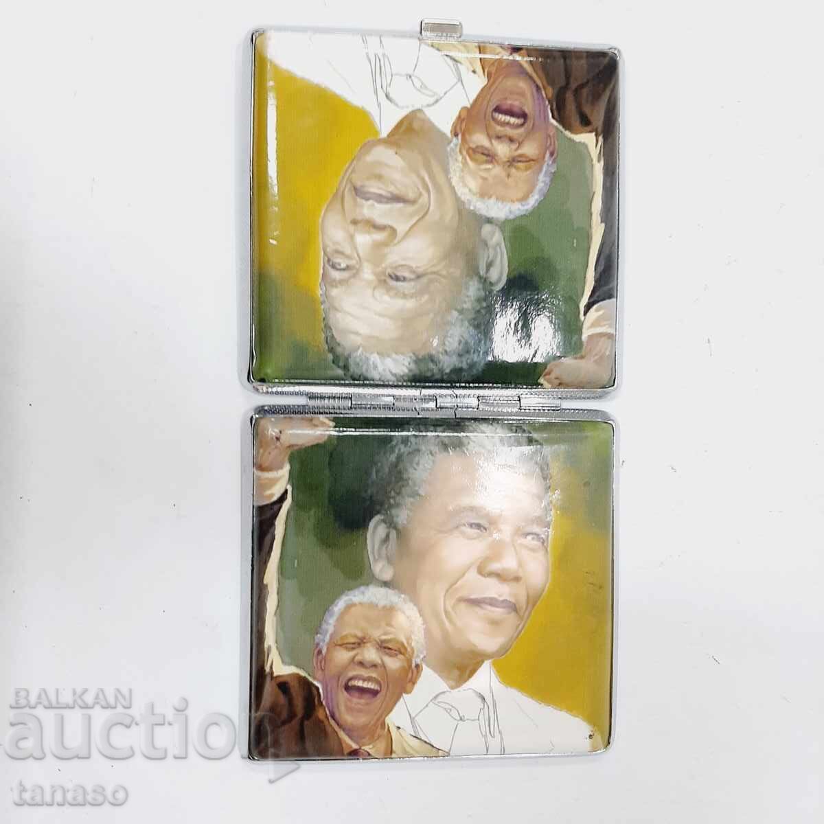 Cigarette case with Nelson Mandela (10.3) - 5