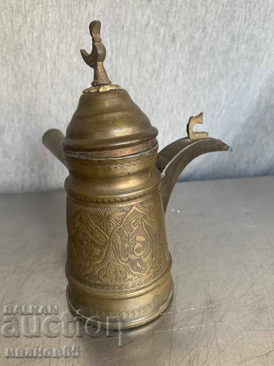 Old copper and brass coffee pot (cezve) with price € 55.00 | 107.57 BGN