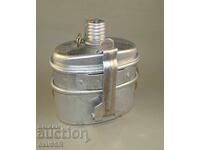 Veche cană de campanie cu cană militară rusească