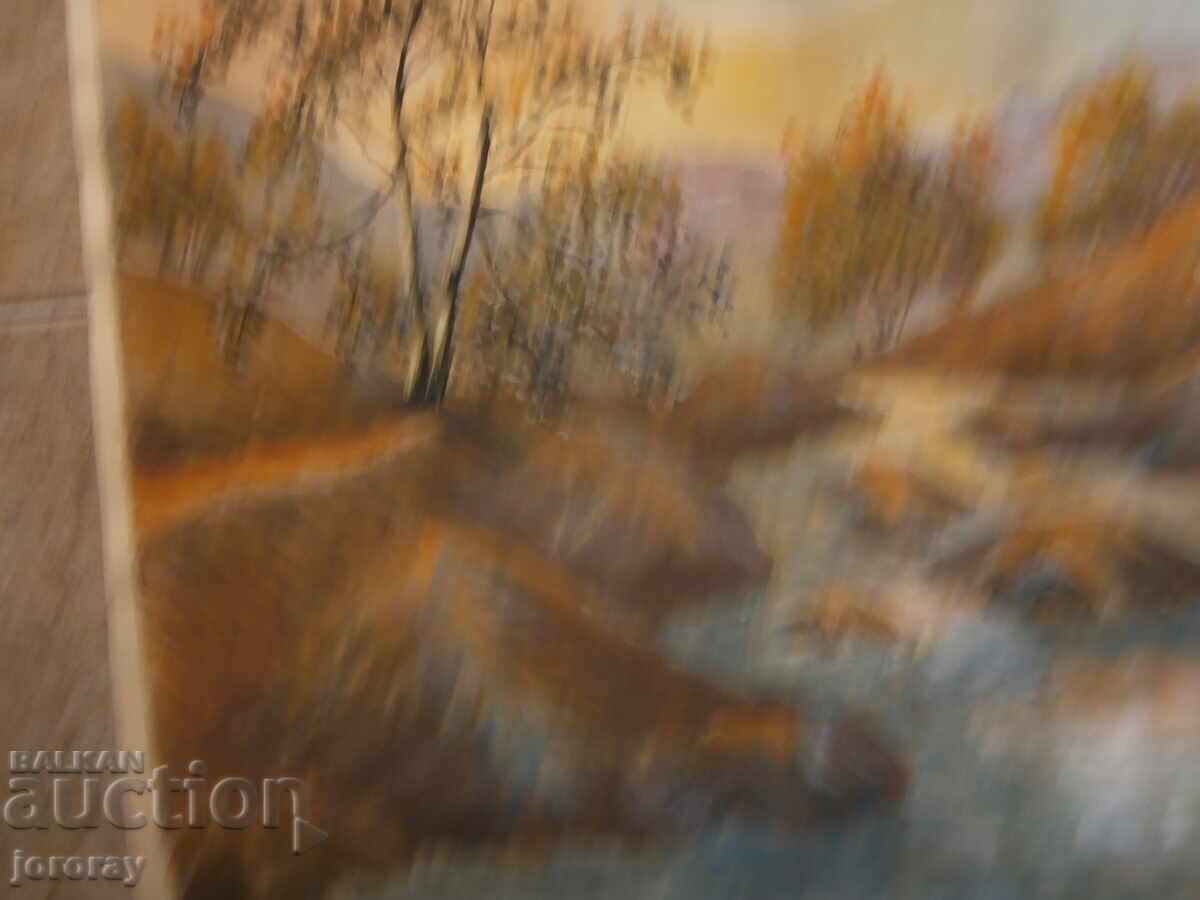 Παράδοση Έργο ζωγραφικής τοπίου γκουάς