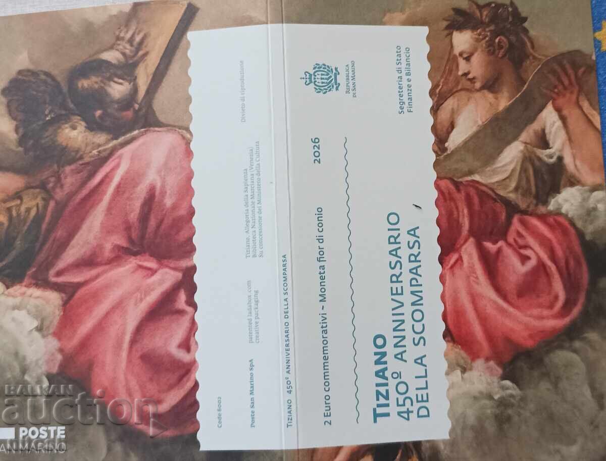 Licitație 2026 - San Marino - 2 euro
