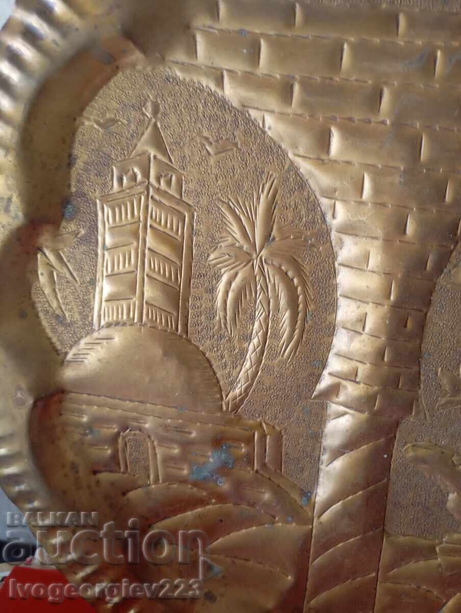 Auction  Copper wall panel