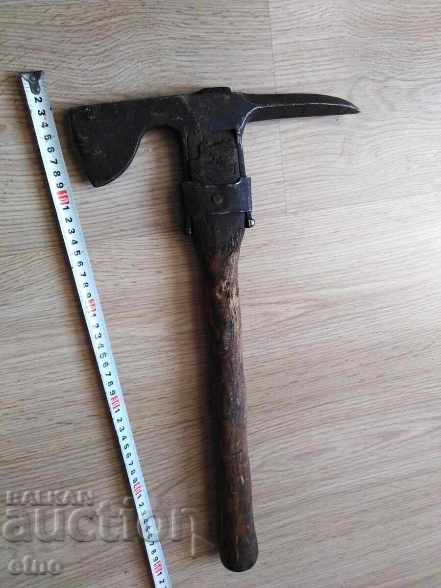 Livrarea M 1915-PSV-Uneltă germană pentru șanț, hexagonal, topor, cuțit