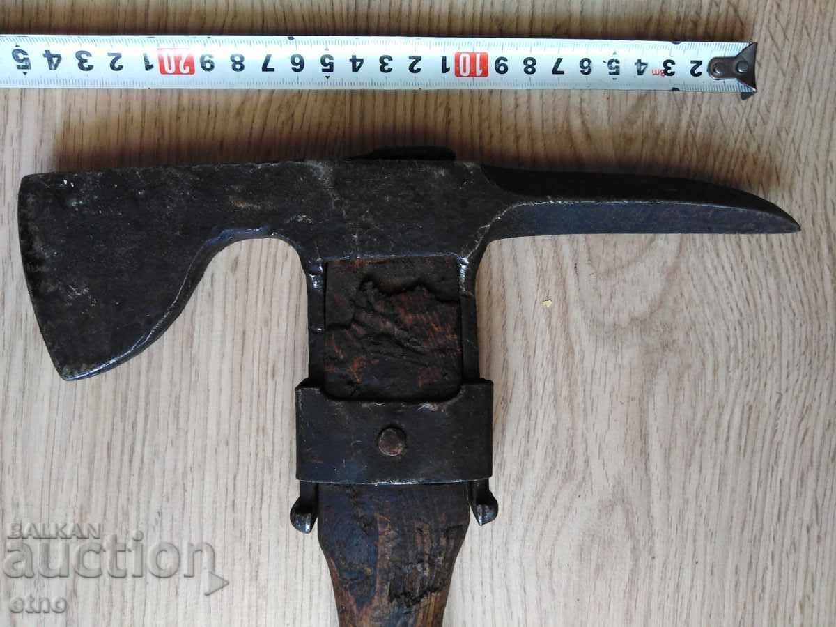 M 1915-PSV-Uneltă germană pentru șanț, hexagonal, topor, cuțit - 6