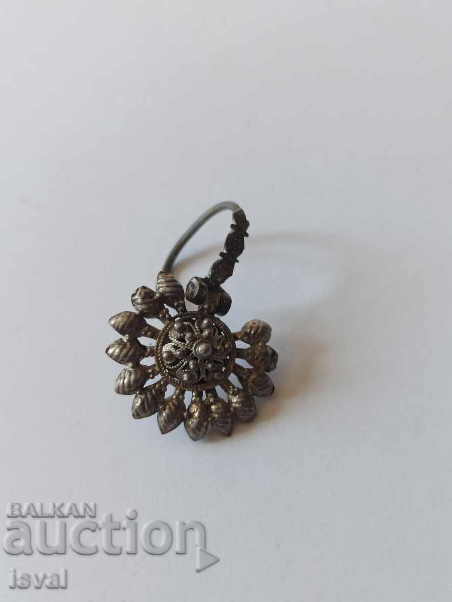 Cercel din argint din perioada Renașterii bulgare - Arpalia - 1 buc! - 5