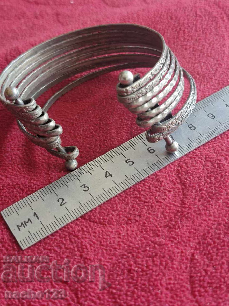 Licitație Bratara placata cu argint veche