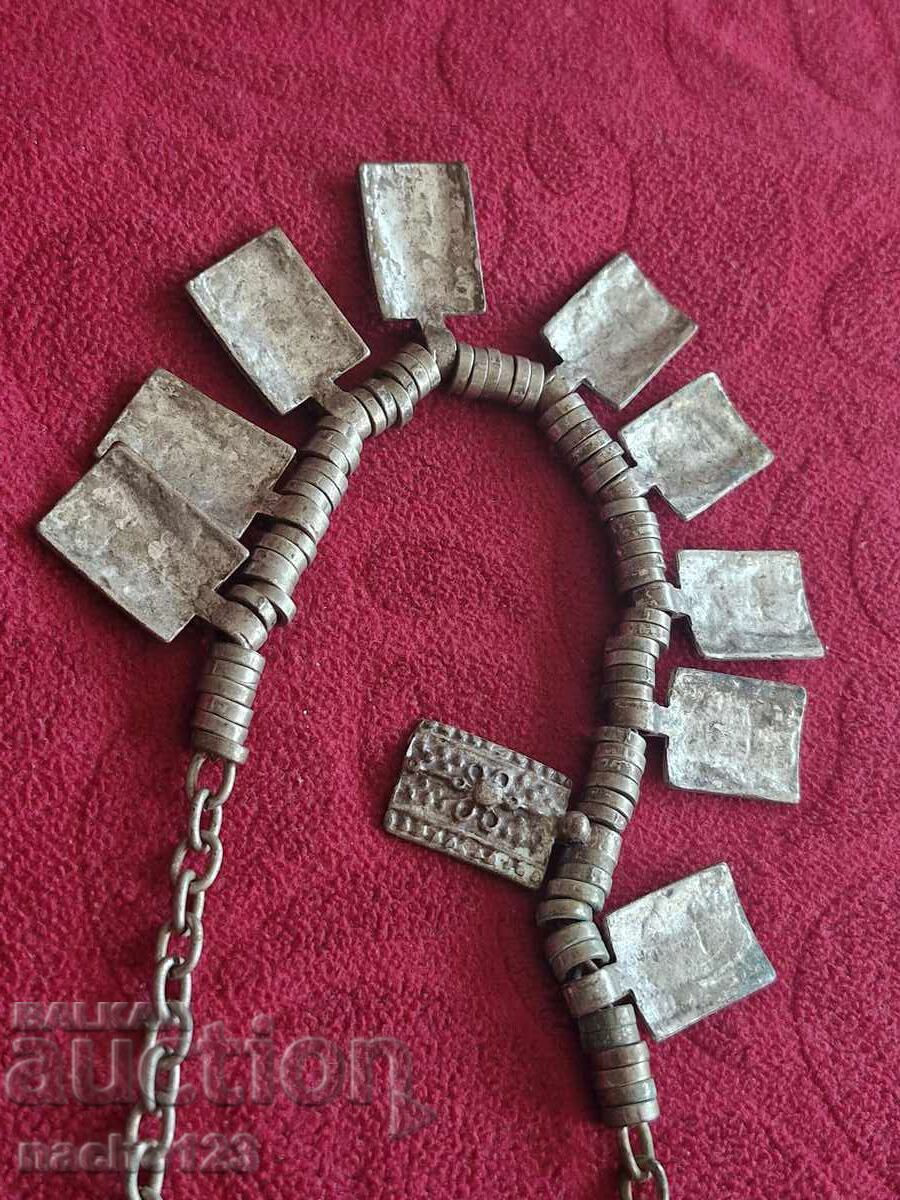 Colier vechi placat cu argint bijuterie - 6