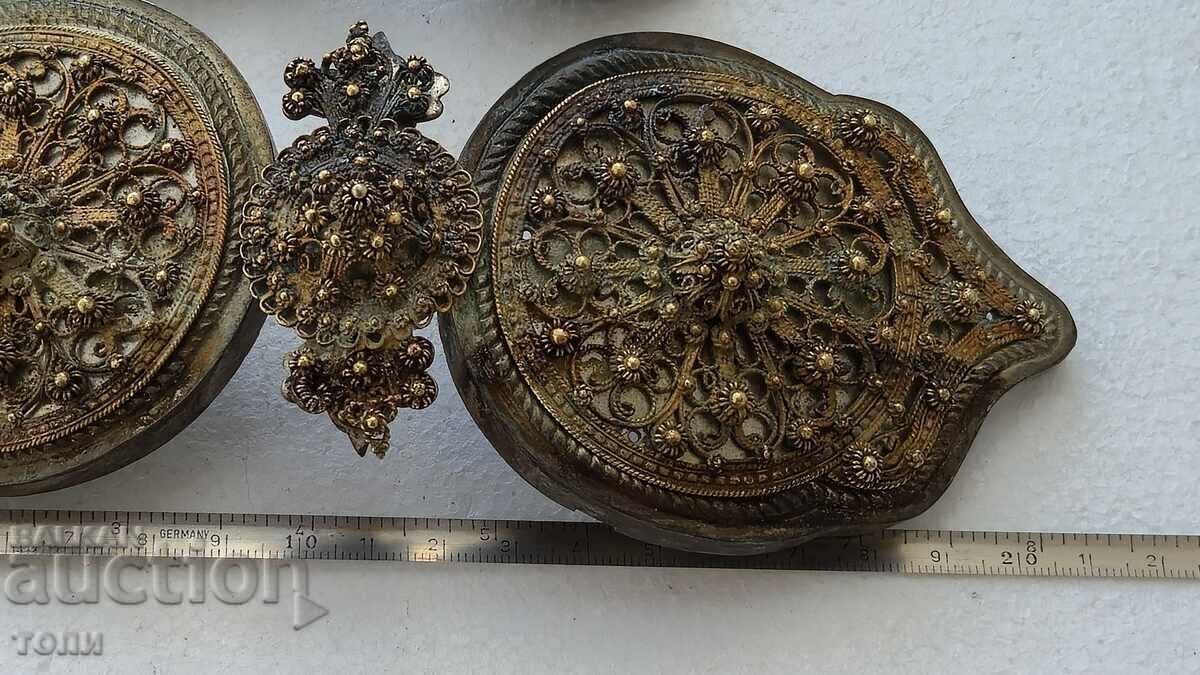 Livrarea LOT PAFTALE FILIGRAN PLACATE CU AUR RARE