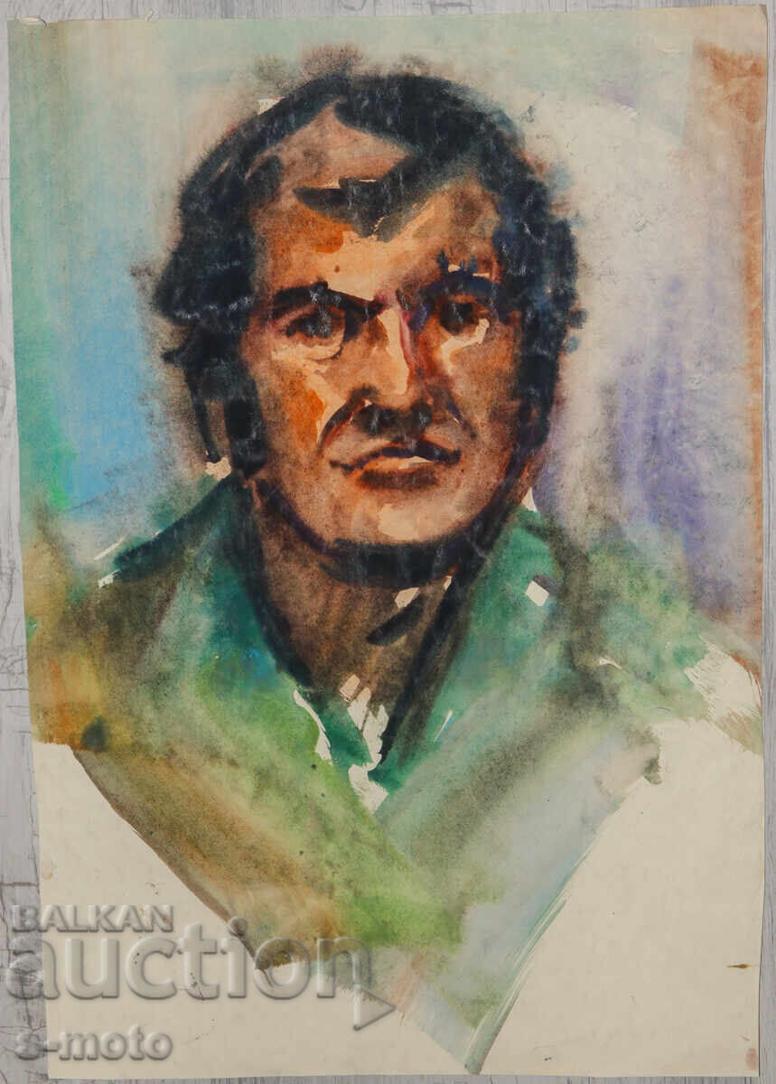 Tablou acuarelă portret cu preț € 90.00 | 176.03 BGN