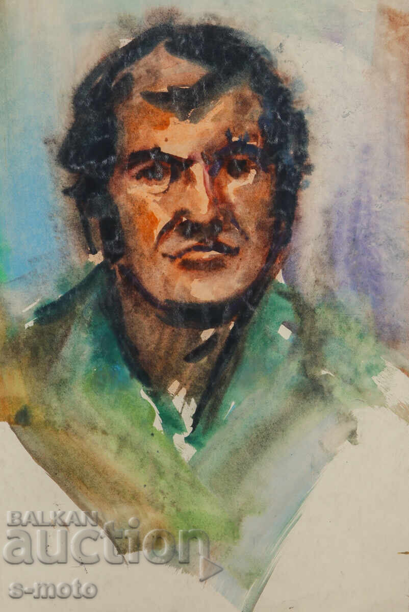 Tablou acuarelă portret