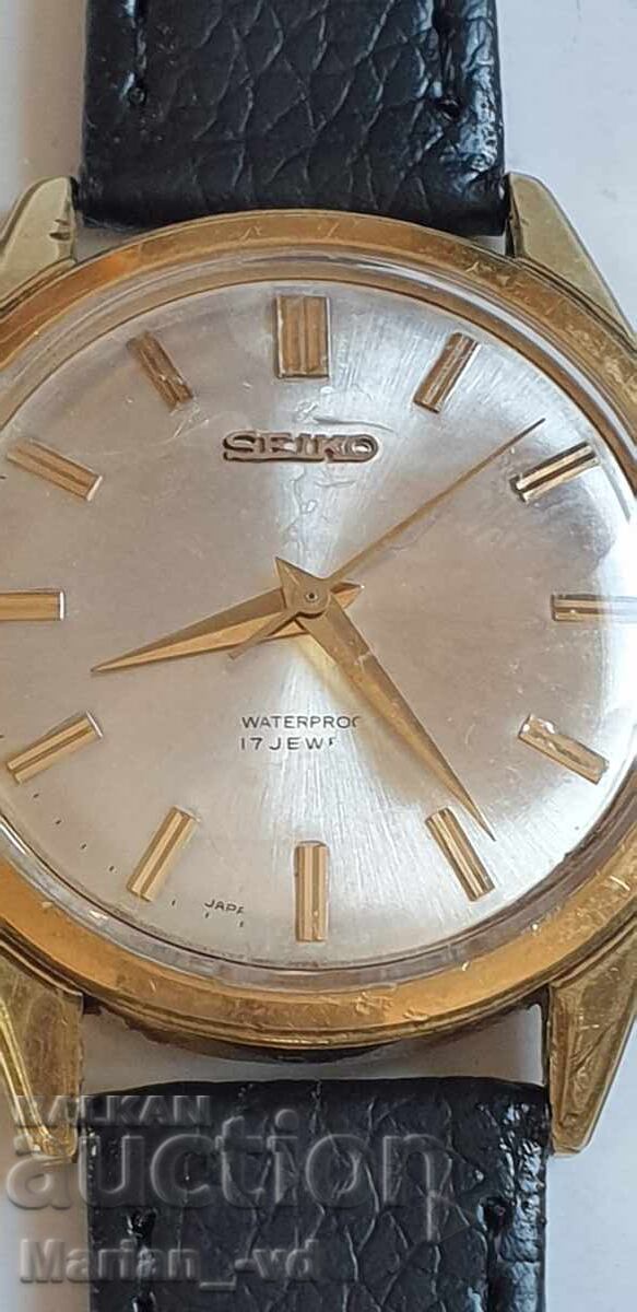 Ceas de mână bărbătesc placat cu aur Seiko 66-8050, anul 1969 cu preț € 150.00 | 293.38 BGN Ceas de mână bărbătesc placat cu aur Seiko 66-8050, anul 1969 cu preț € 150.00 | 293.38 BGN