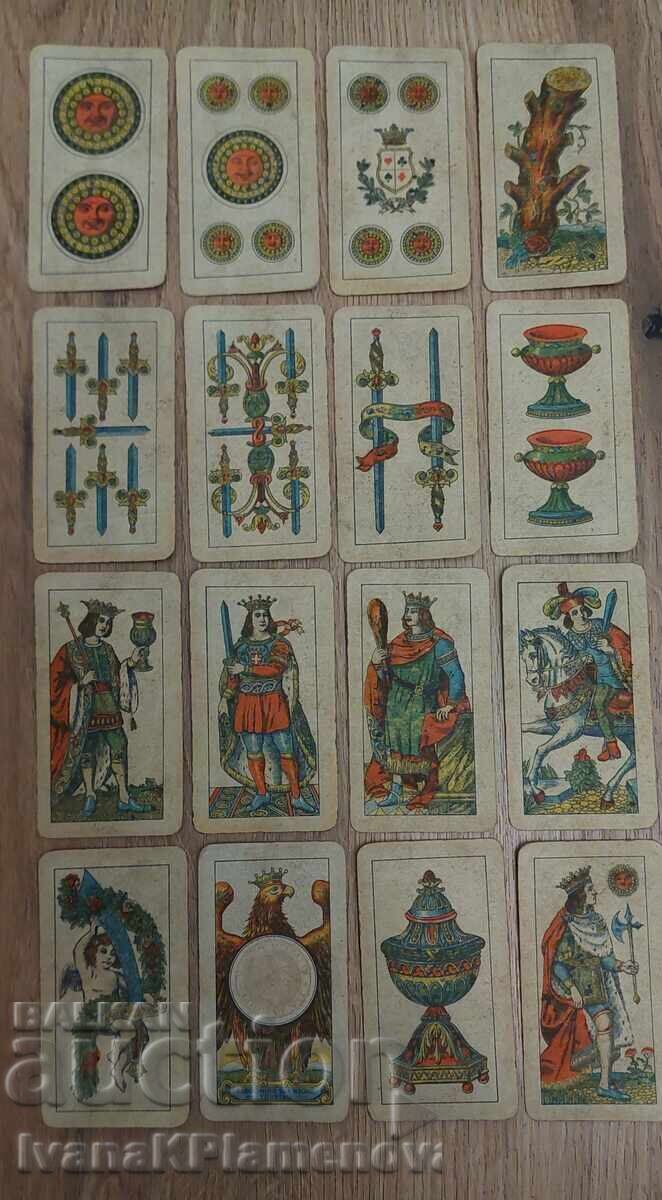 Vintage τράπουλα Ιταλίας Dal Negro για συλλέκτες 40 φύλλα