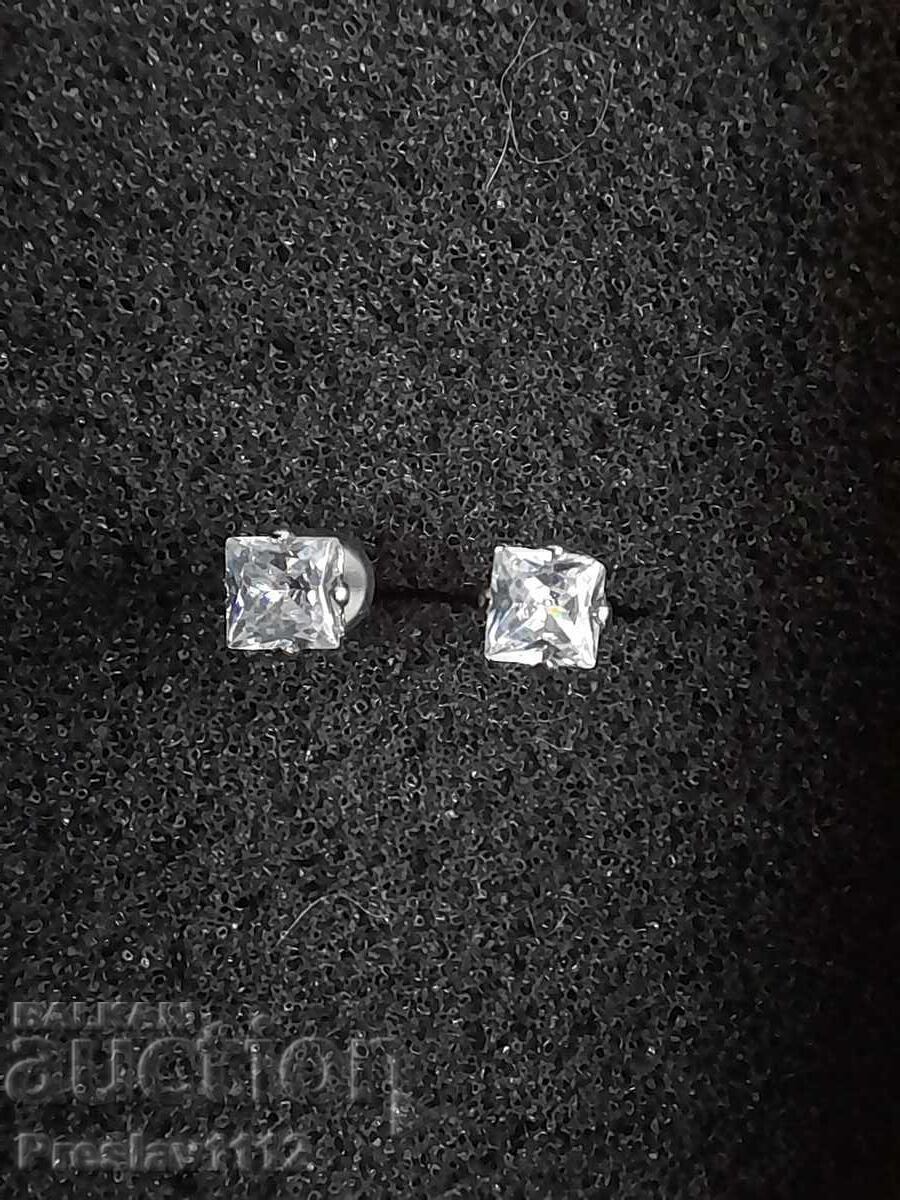 Moissanite Earrings Princess 1.2ct with price € 0.01 | 0.02 BGN
