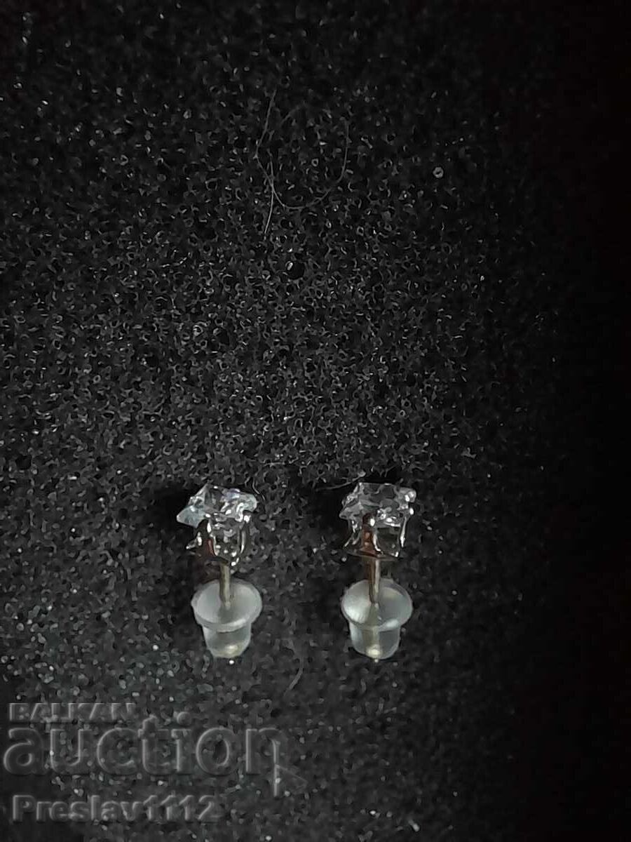 Moissanite Earrings Princess 1.2ct - 7