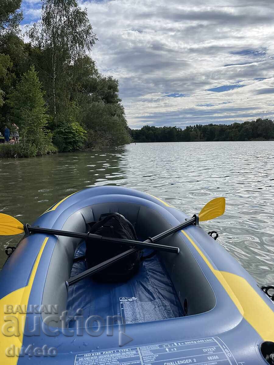 Φουσκωτή βάρκα INTEX Challenger 2 σετ – με τρόμπα και κουπιά - 5