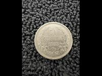 50 стотинки 1883 година АУ 58