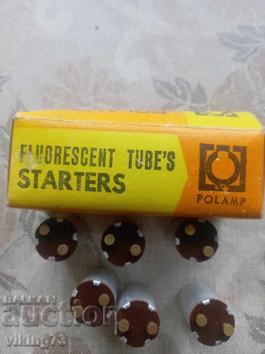 Доставка на Стартери за флуоролесцентни лампи, 6 броя.