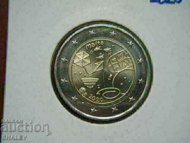Licitație 2 euro 2020 Malta "Spiele" (2) /Malta/ - Unc (2 euro)